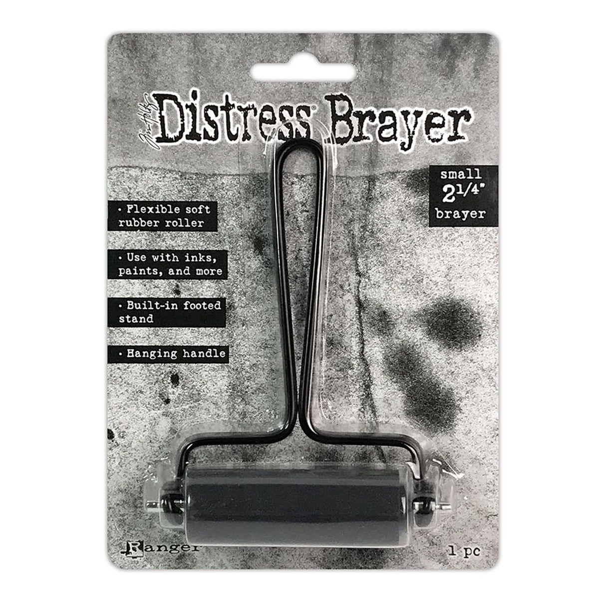 Ranger ink ranger • tim holtz angústia brayer pequeno 6,35 cm