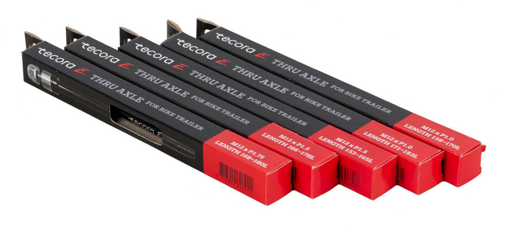 Traira per biciclette di bicchiera di Tecora E Stock Assle M12 X P1.0 Lunghezza 158 ~ 170 mm