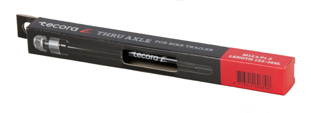 Tecora e thru axle bicycle trailer m12 x p1.5 length 153~165mm