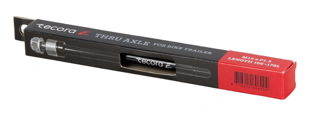 Tecora e stock eje remolque de bicicleta m12 x p1.5 longitud 166 ~ 178 mm