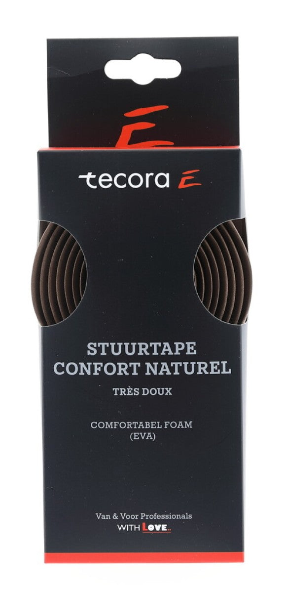 Tecora e stuurlint confort naturel, ø2,5x30mm, 1.8m, bruin