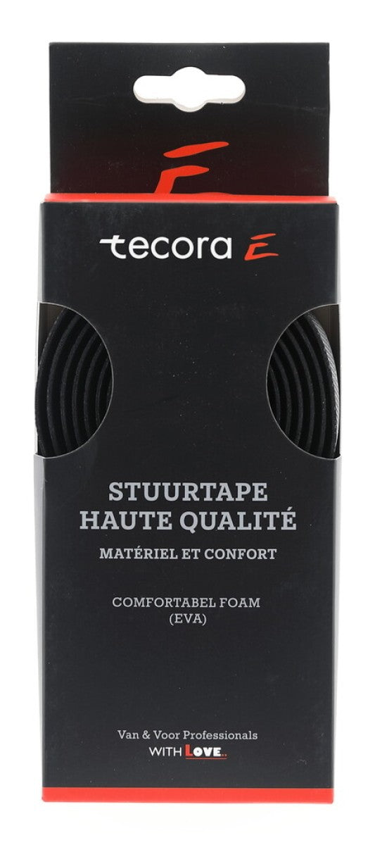 Tecora e stuurlint haute qualité luxe, ø2.5x30mm, 2m, zwart