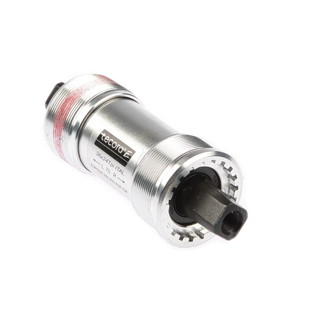 Tecora e bottom bracket 110½mm Italian 36x24tpi, aluminum cup