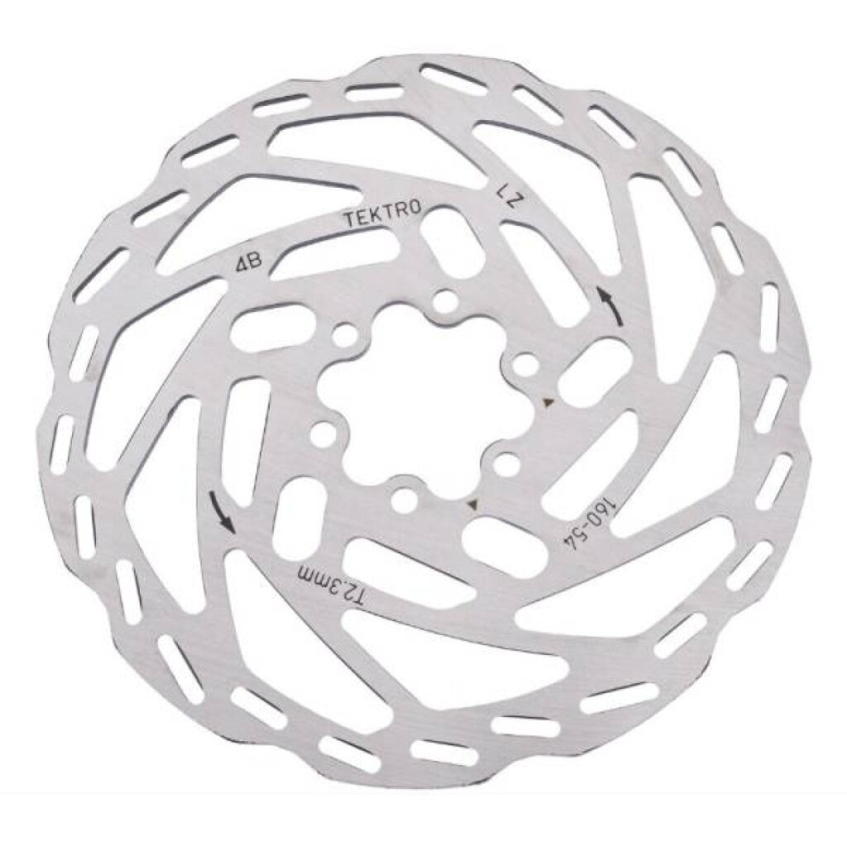 Tektro disc brake rotor tr160-54 ø160 2.3mm, silver