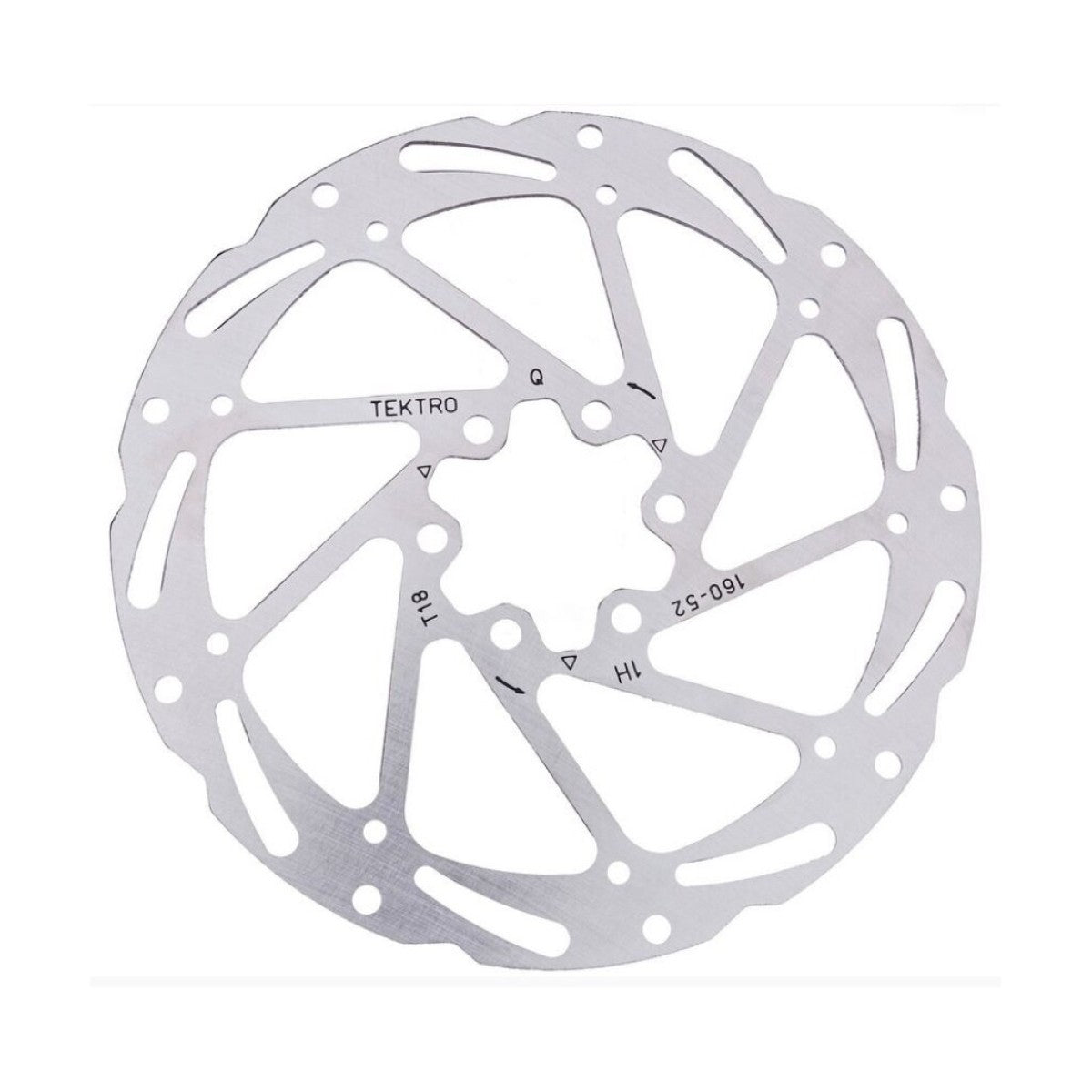 Tektro disc brake rotor tr180-52 ø180x1.85mm, silver