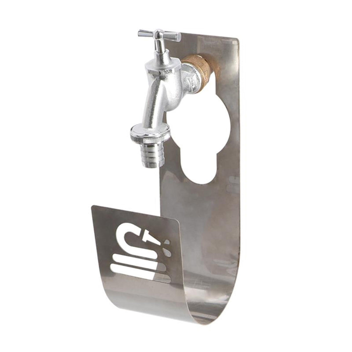 Esschert design slanghouder kraan rvs