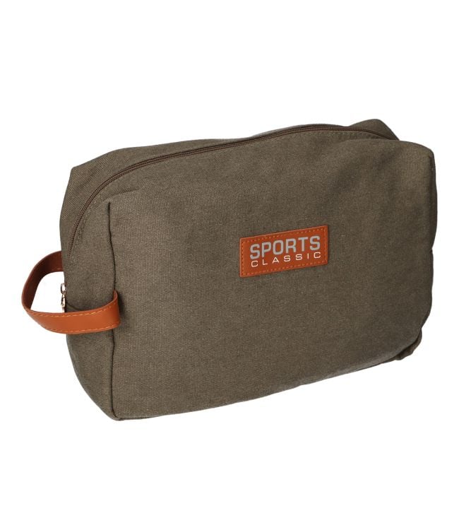 Borsa igienica per viaggiatore Sport Sport Classic Classic Brown Grey 30cm x 20 cm