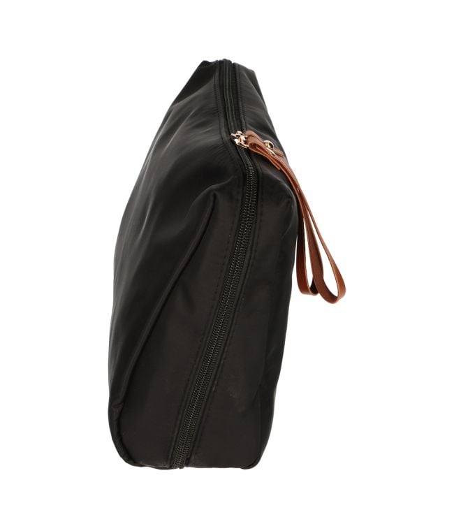 Traveler toilet bag Beauty Bag Black Brown 30cm x 20cm