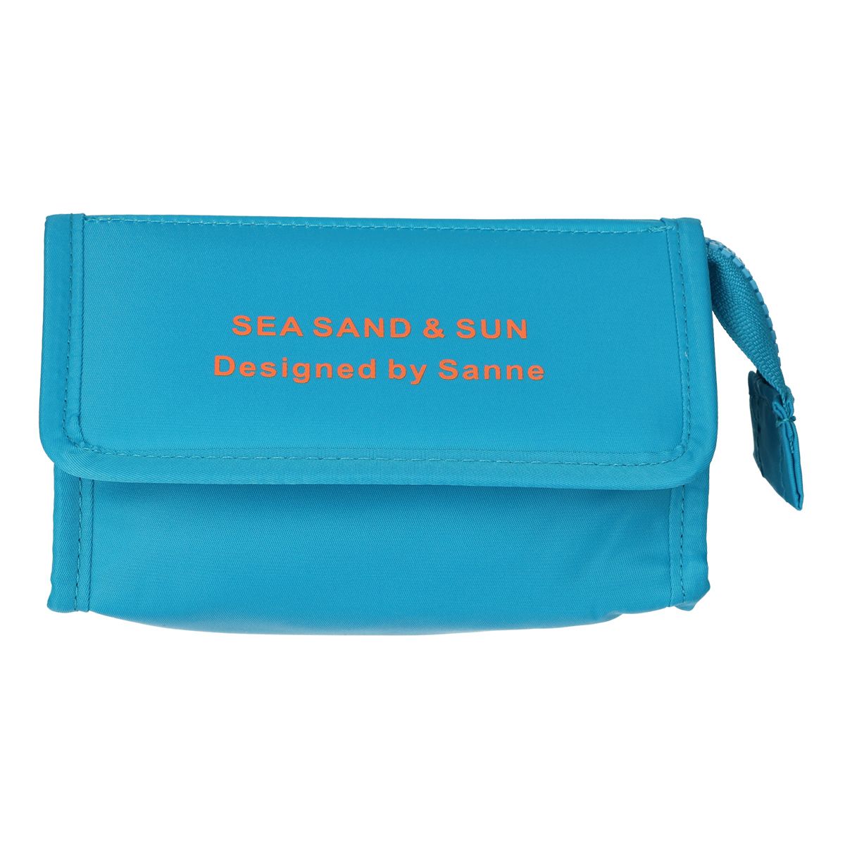 Traveller speilpose hav, sand solblå oransje 16,5cm x 11cm