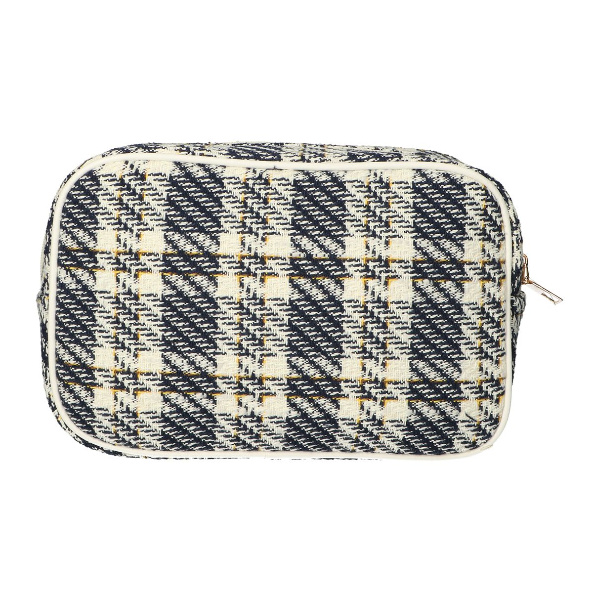 Traveler toiletry box tweed check 26x16cm