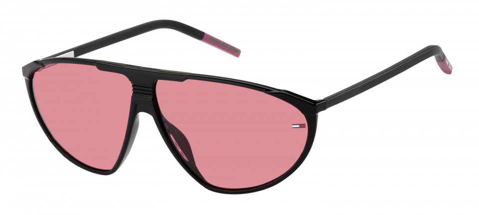 Sluneční brýle Tommy Hilfiger 0027 S Unisex Cat.3 Nylon Black Pink