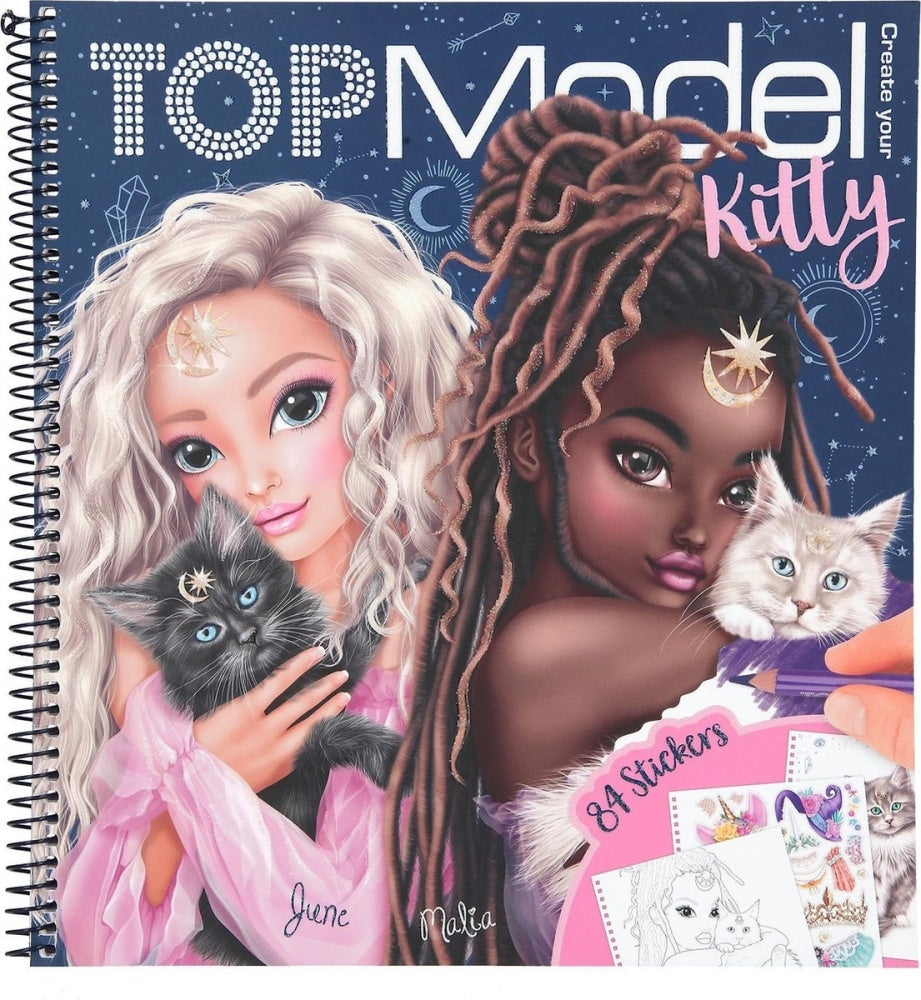 TOPModel Coloring Book Moonlight