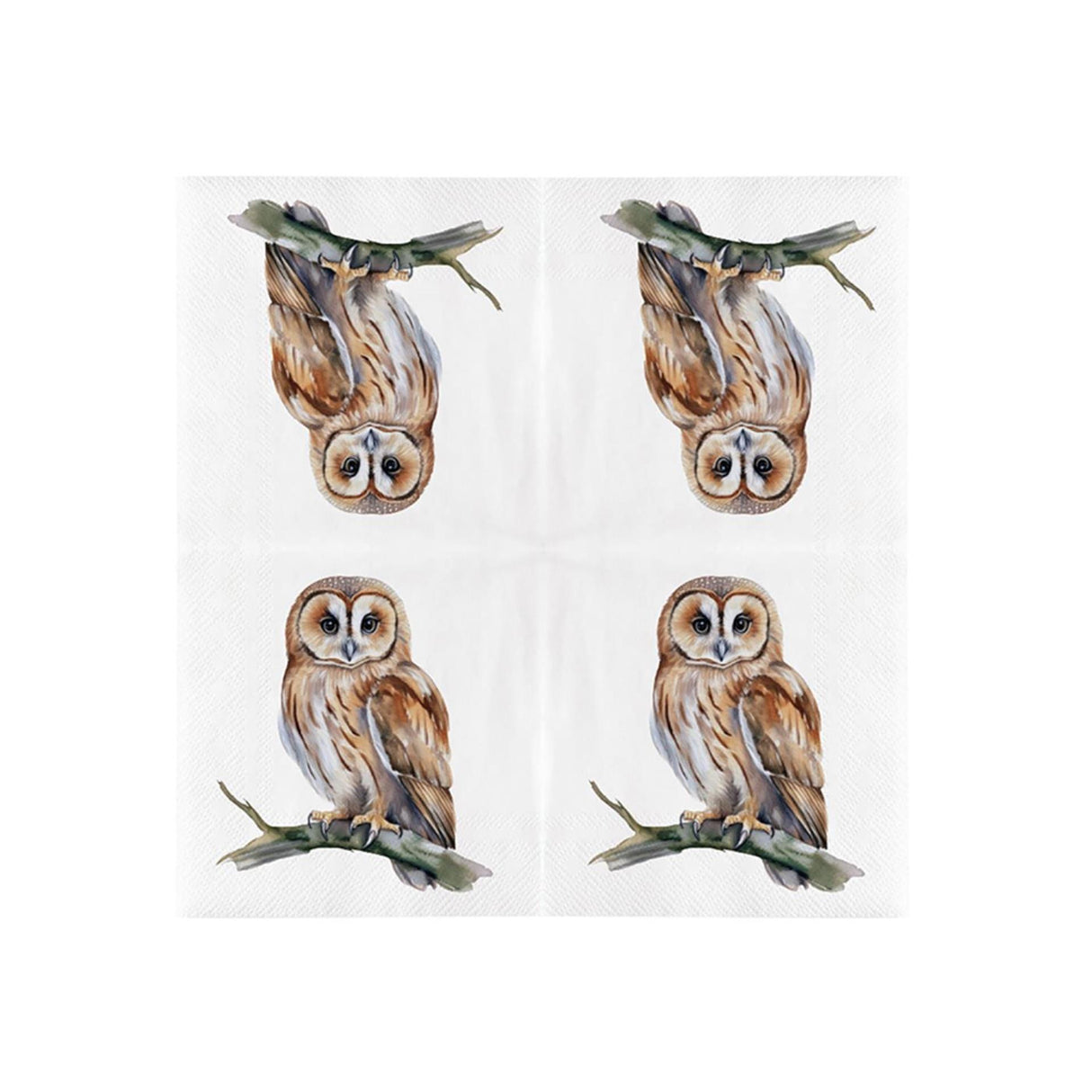 Esschert design servetten uil 33cm
