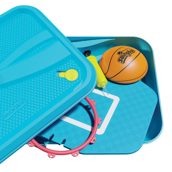 Swingball Prima pila di basket con tutta la superficie di base blu di base