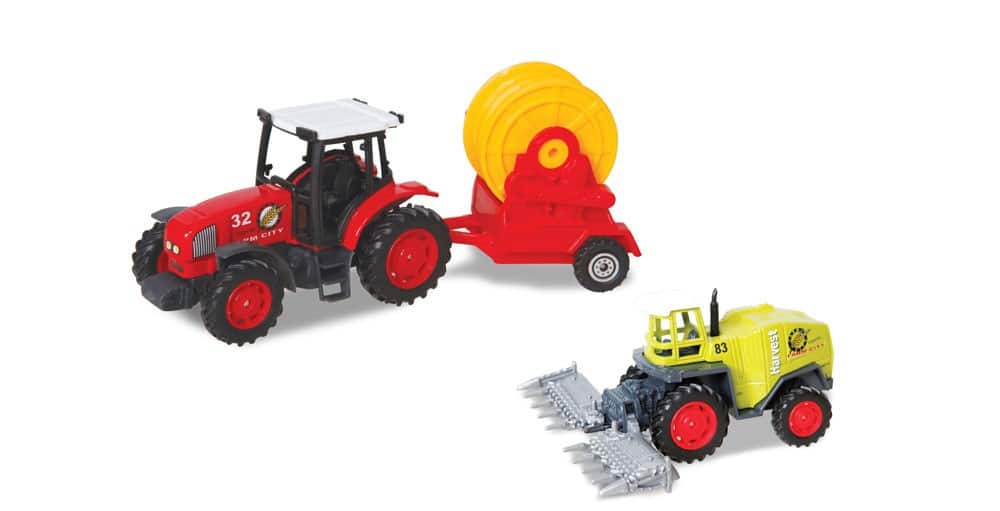 Vedes speedzone tractor with water reel and conditioner