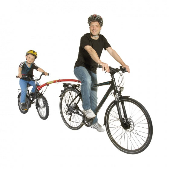 Barra in tandem per pista da paraloni 25,4 31,8 mm in acciaio rosso