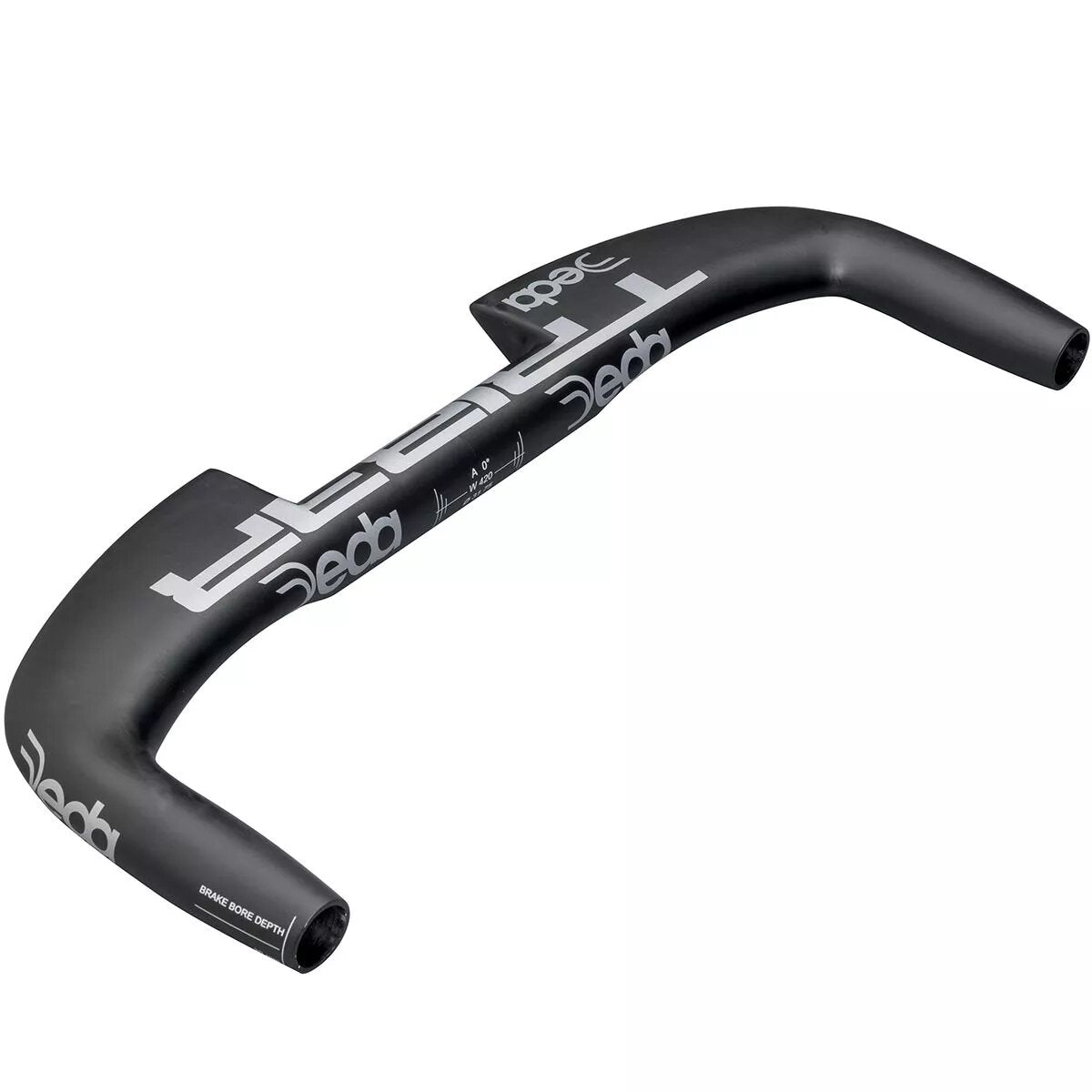 Deda St. Bend Tribar Carbon Außenmatte 42 cm schwarz 31,7 mm