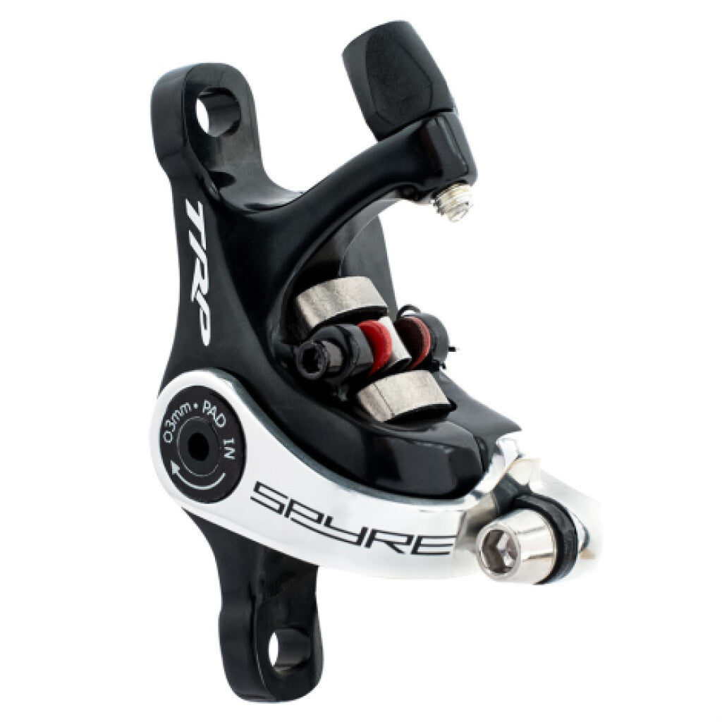 Trp md-c610 spyre brake caliper mechanical flatmount rear black silver