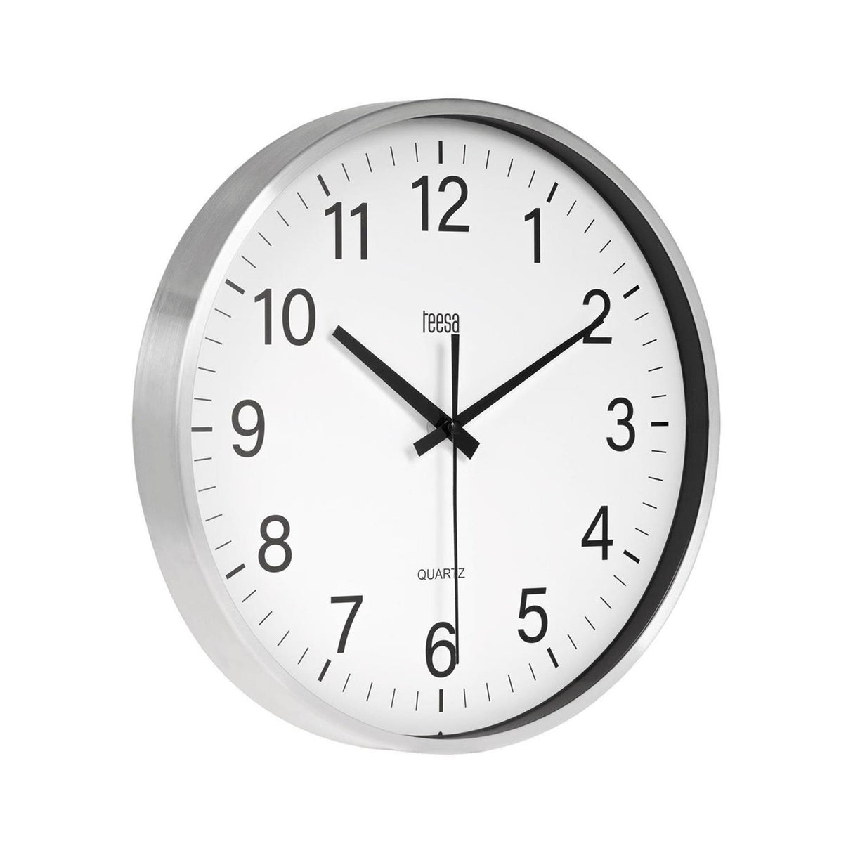 Nástěnné hodiny Teesa ø30cm stříbrné