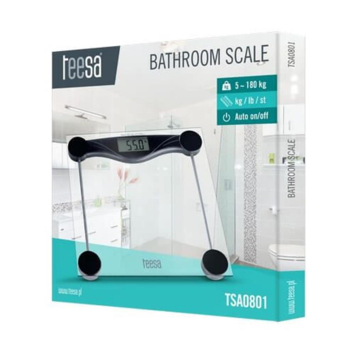 Teesa digitale personen weegschaal 180kg