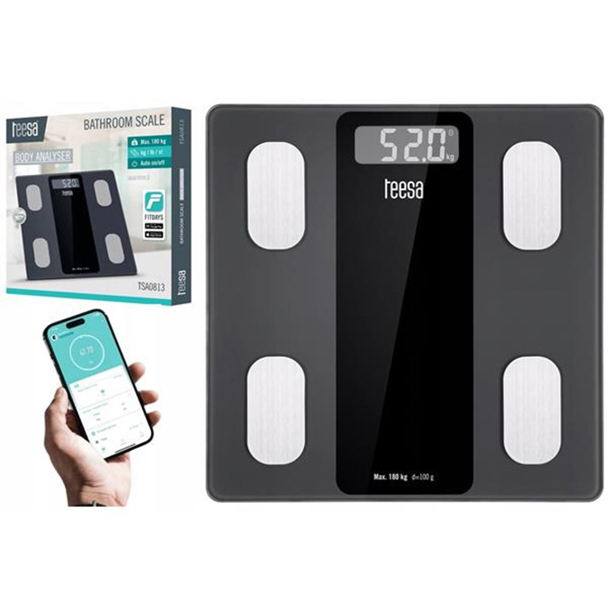 Teesa digital kroppsanalysatorvåg