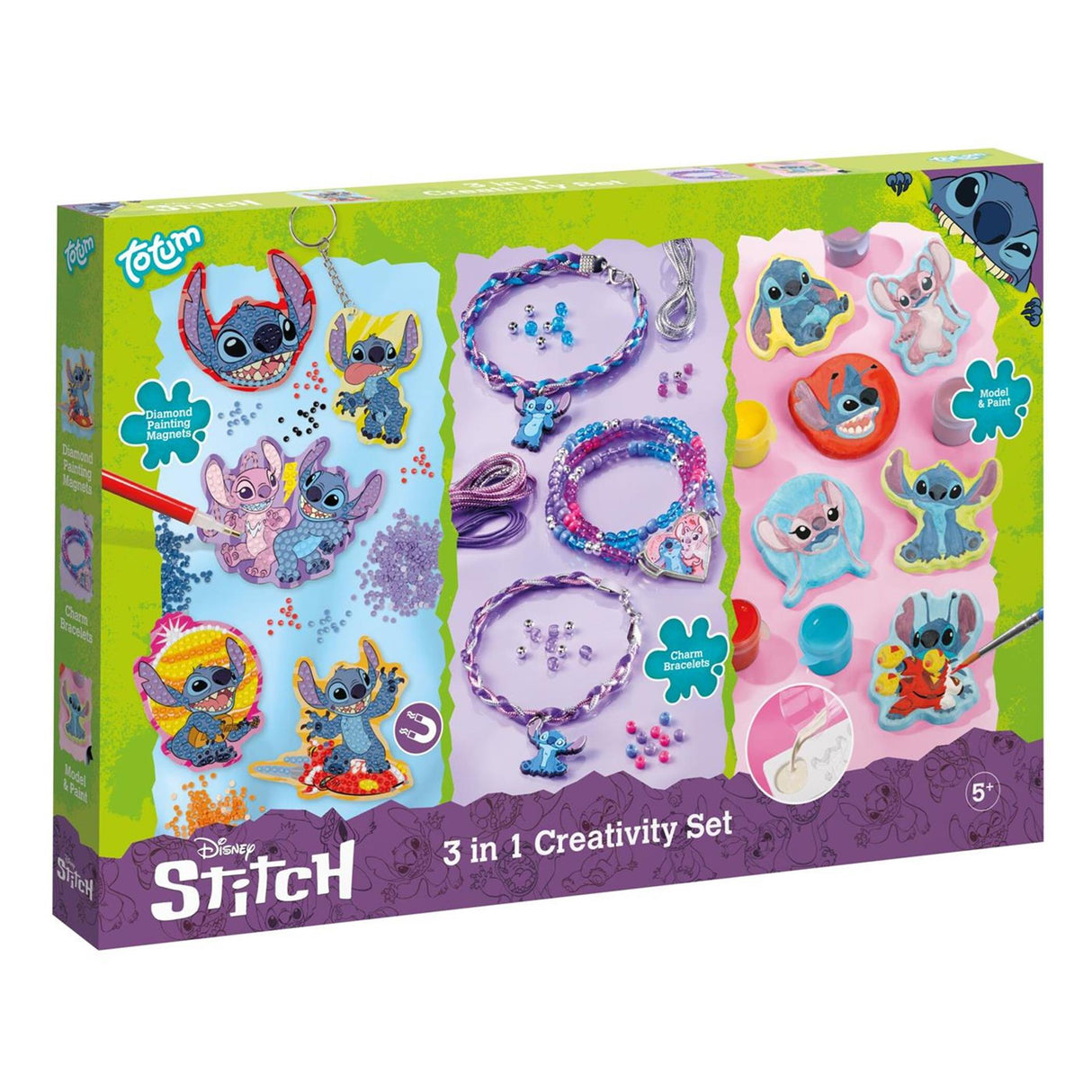 Ensemble d'artisanat au point Totum 3 en 1