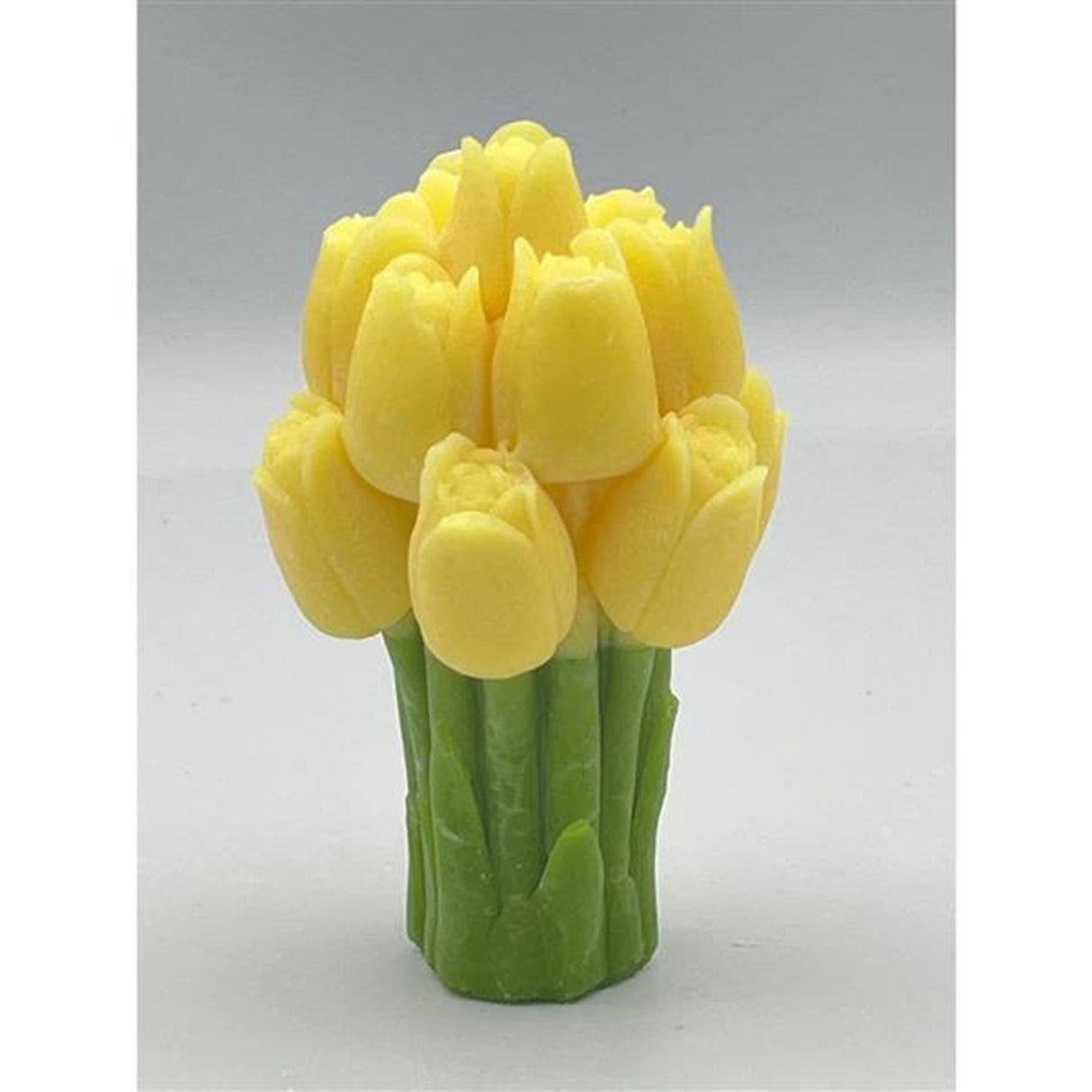 Vos decorations geur tulpenbosje geel 10x6cm