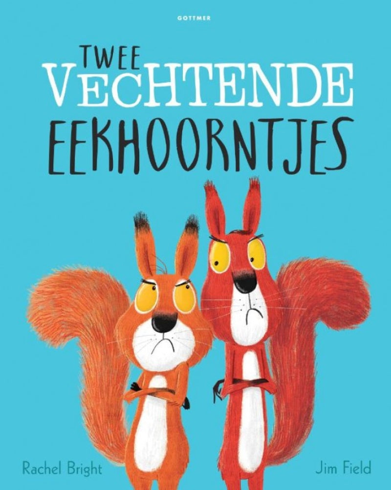 Gottmer uitgevers groep twee vechtende eekhoorntjes (prentenboek)