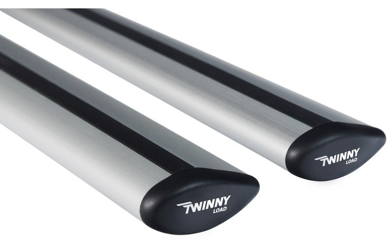 Dachregal Set Fly Bar 100 kg 124 cm Aluminium Silber