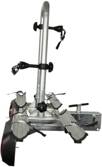 Twinny Load Bicycle portador Base de transportista de 127 cm de plata negro