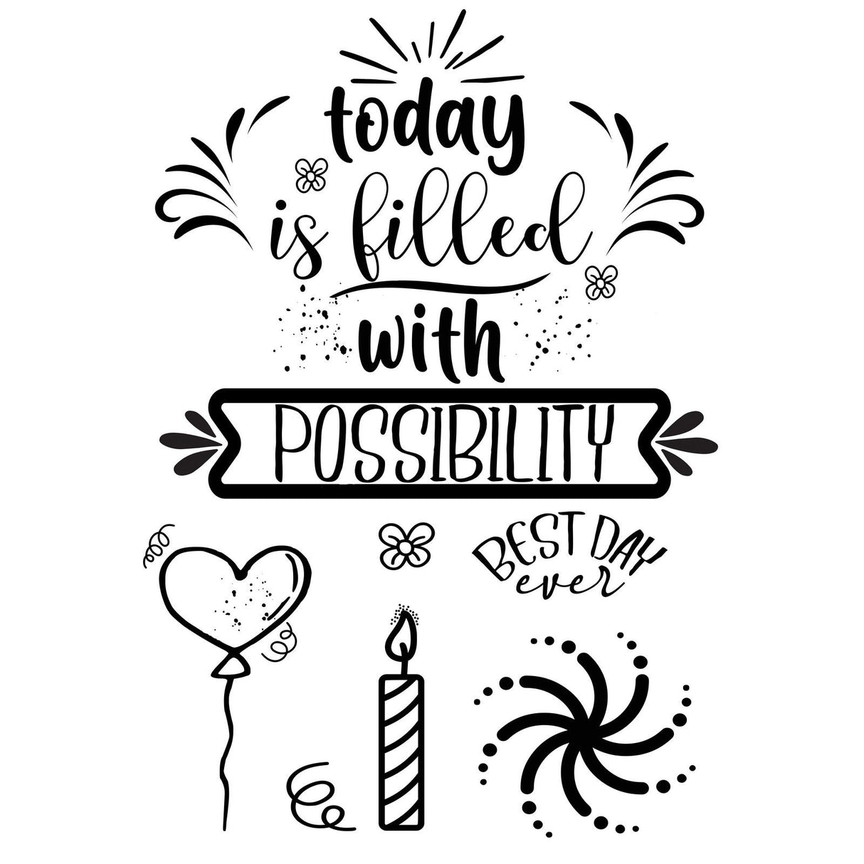 Creative expressions • designer boutique clear stempels possibilty