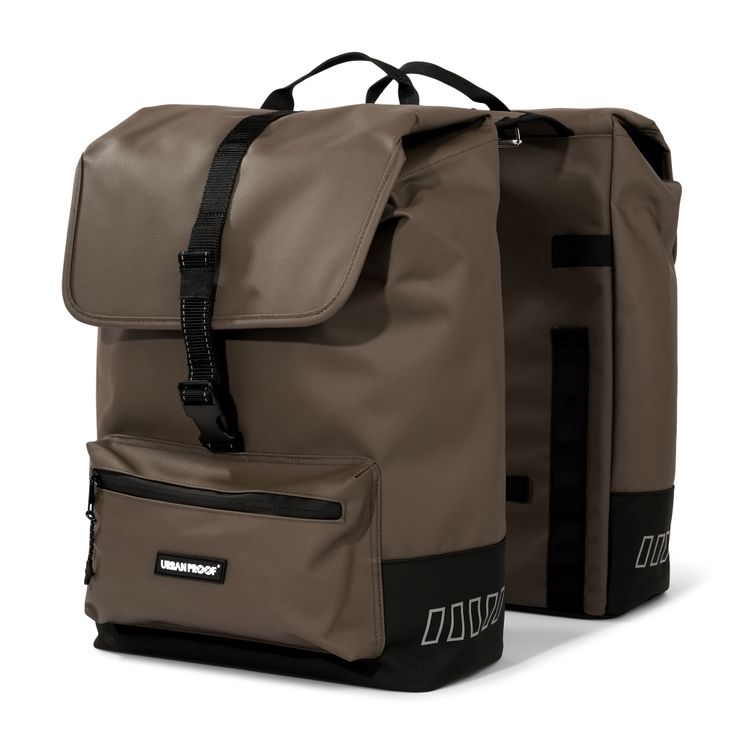 UrbanProof Urbanproof cargo double pannier 38 liters brown