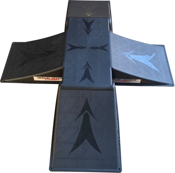 Urban street ramps Skateramp Urban Street 4-way Mini black