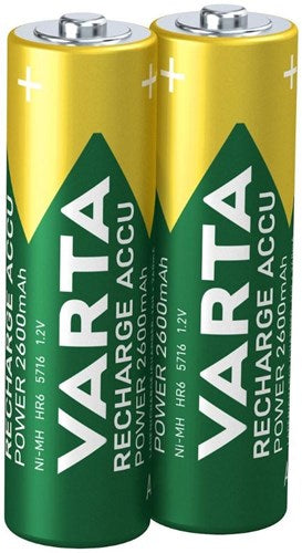 Varta aa батерия 2600ma блистер 2 r2u