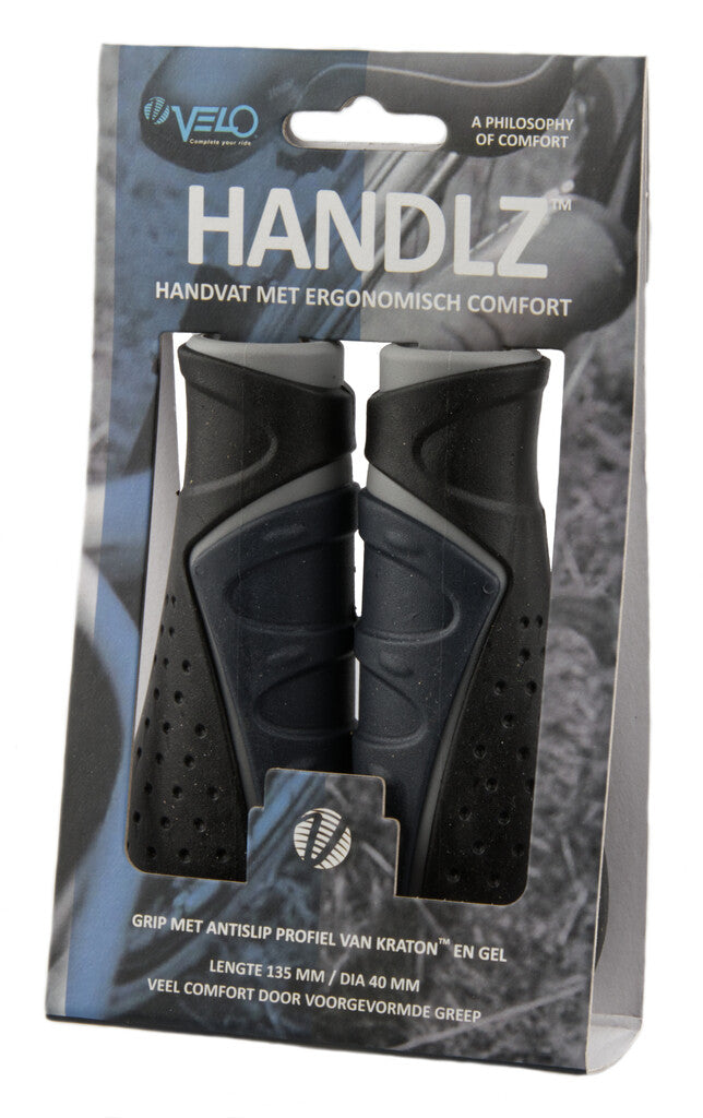 Velokahva kraton 130mm, harmaa