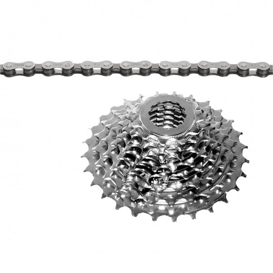 Cassette de set Ventura + collier 8s 11-32T argent