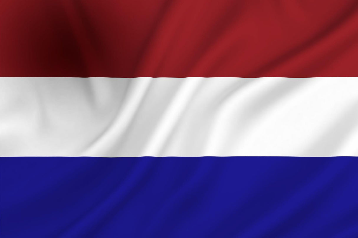 Dokkumer vlaggen centrale vlag nederland 30x45 cm spun-poly