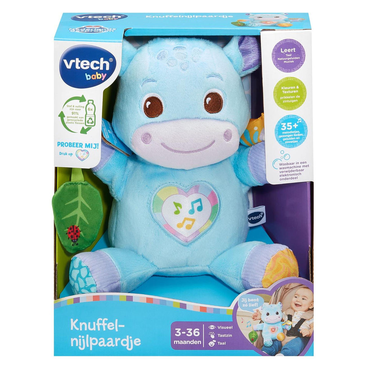 Vtech baby cuddly hippopotamus