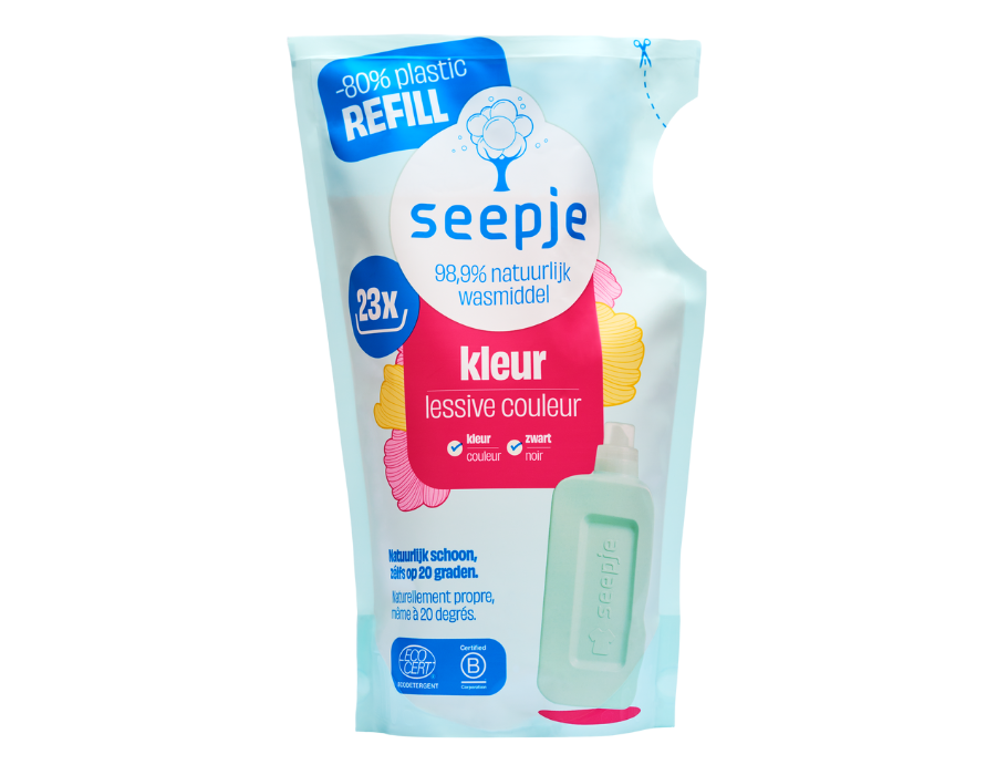 Seepje refill - liquid detergent - color - magical magnolia