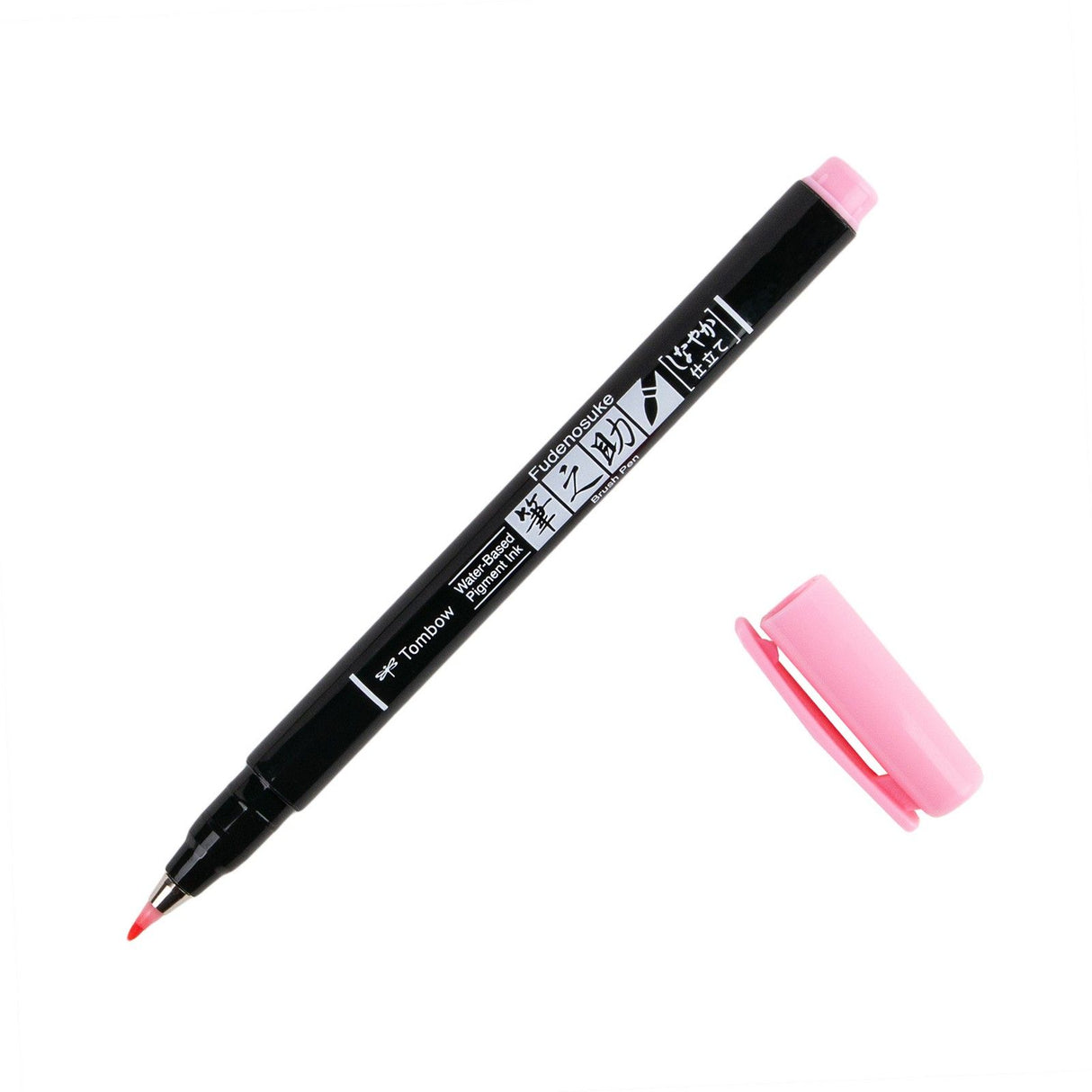 Tombow • brush pen fudenosuke pastel for black paper, soft pink