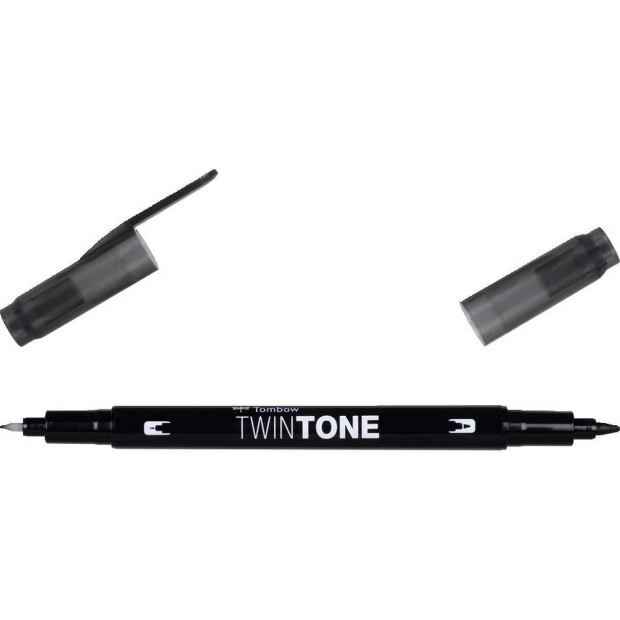 Tombow • twintone dual-tip brushpen black