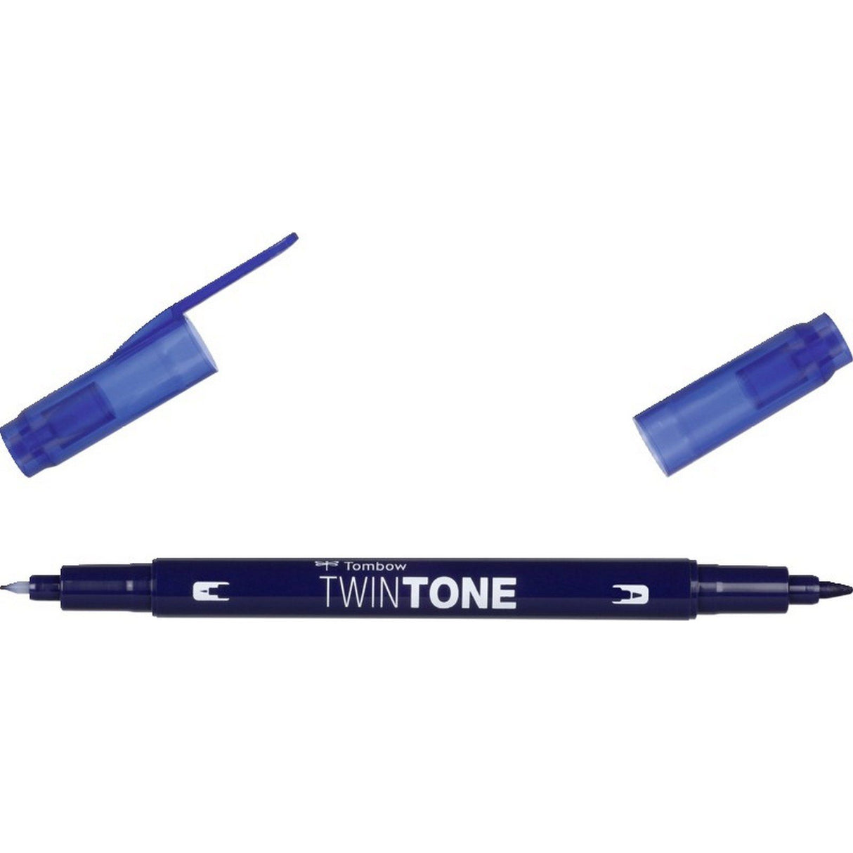 Tombow • twintone dual-tip brushpen navy