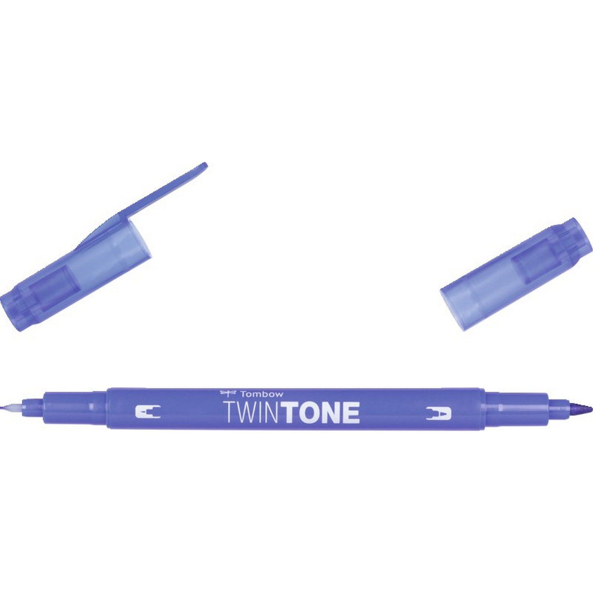 Tombow • twintone dual-tip brushpen french blue