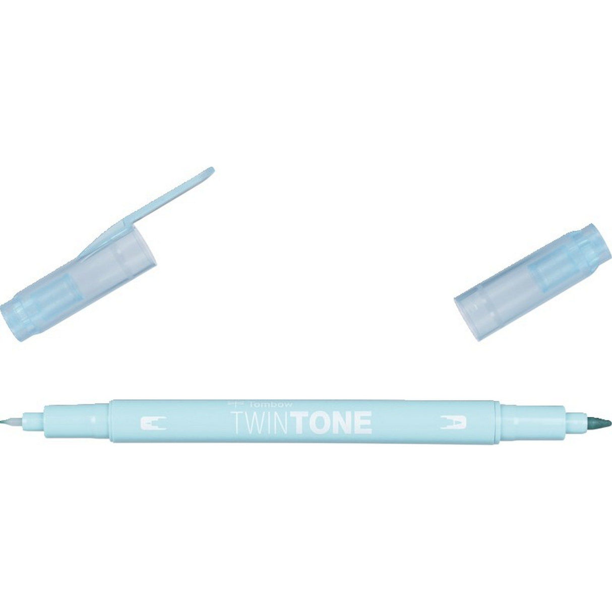 Tombow • twintone dual-tip brushpen aqua