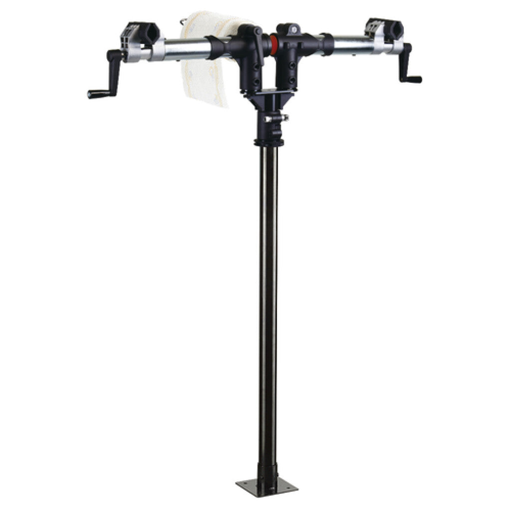 Icetoolz xpert repair stand with double clamp, floor mounting, e136