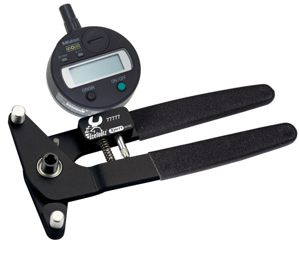 Icetoolz xpert spoke tension meter digital, from 18" wheels, e383