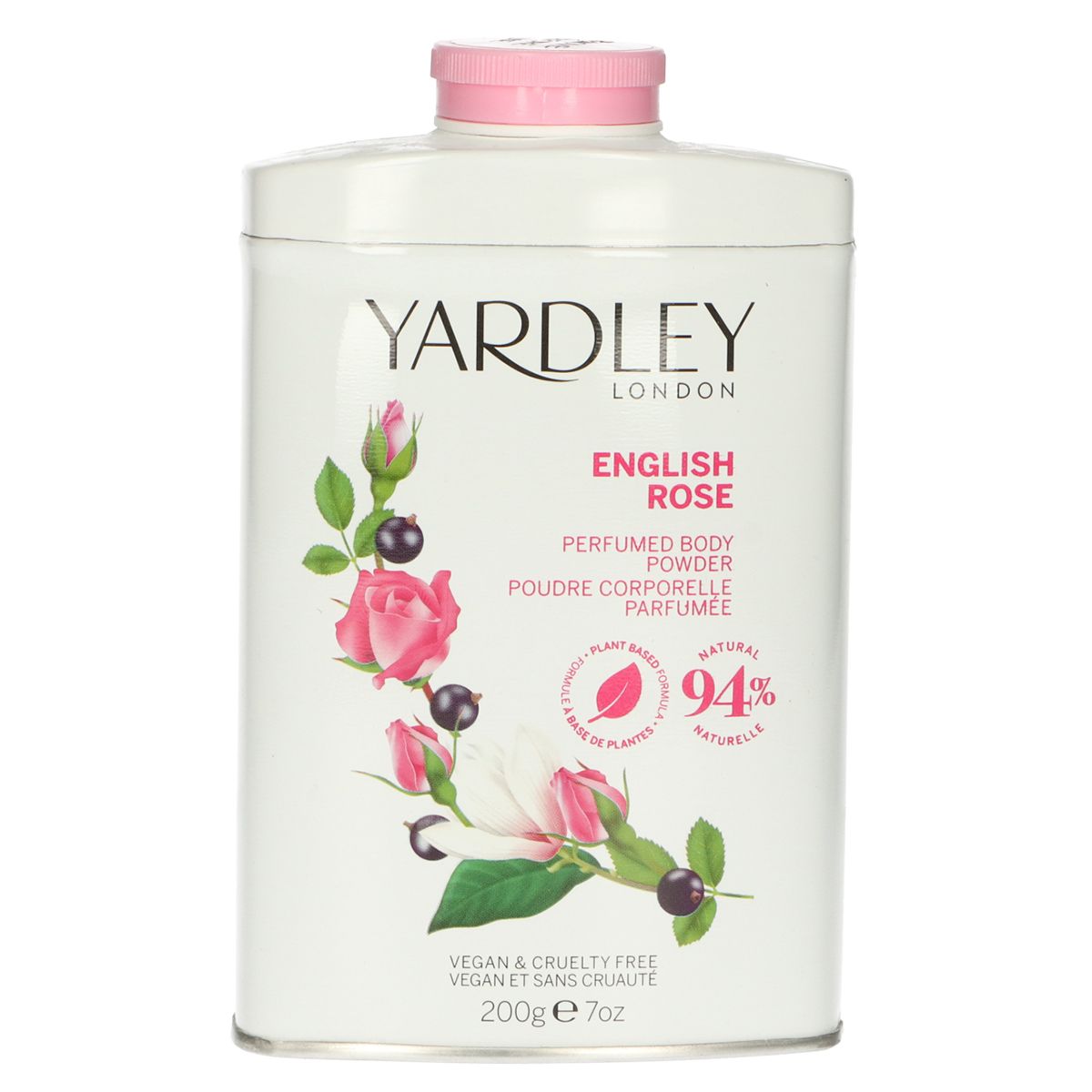 Yardley London talco rosa inglese 200gr.