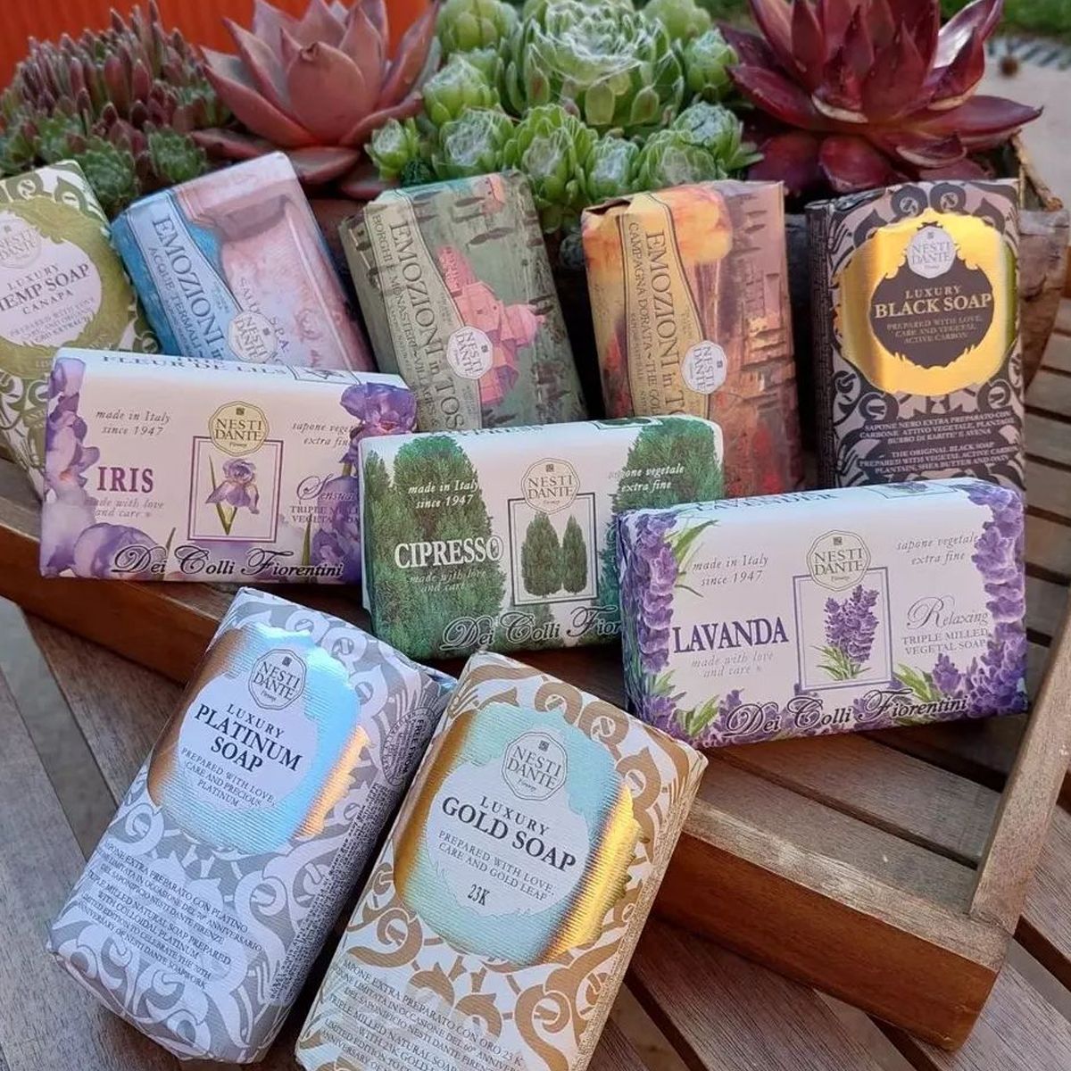 Nesti dante 6 pieces fiorentini lavanda soap 250gr.