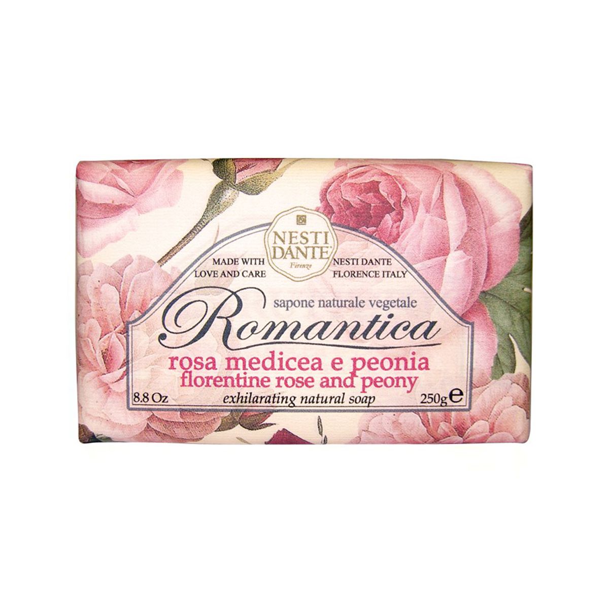 Savon Nesti dante Romantica rose pivoine 250gr.