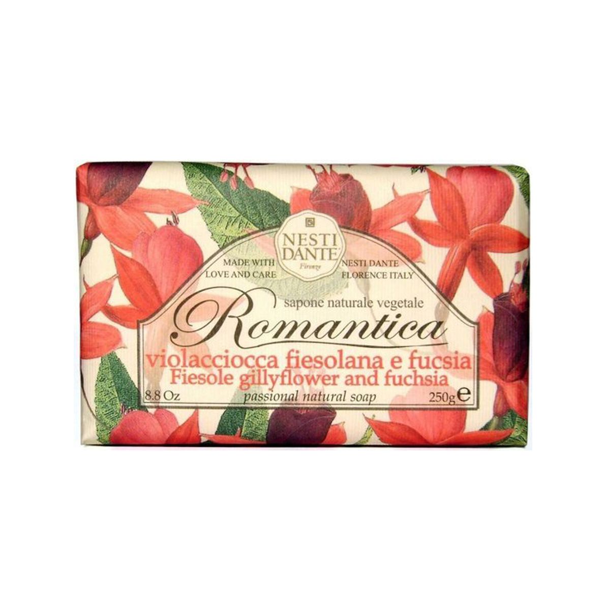 Nesti dante romantica fiesole gillyflower fucsia soap 250gr.